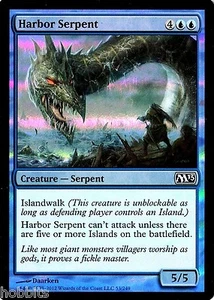 MTG - M13 - Harbor Serpent - 2X - Foil - NM - Picture 1 of 1