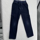 Gymboree Pants Youth Boy's Blue Corduroy Drawstring Size 8
