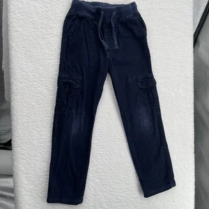 Gymboree Pants Youth Boy's Blue Corduroy Drawstring Size 8 - Picture 1 of 10