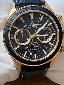 Jacques Lemans Eco-Power Herrenuhr Solar 1-2115 NEU ⌚️ - Bild 1 von 6