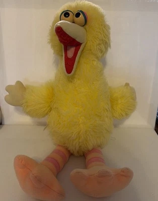 Peluche vintage Playskool 1986 Sesame Street Big Bird 23"" Foto 1 de 4
