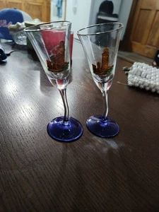 (2) 5,5" Schiefer Turm oder Pisa Sherry Gläser - Bild 1 von 1
