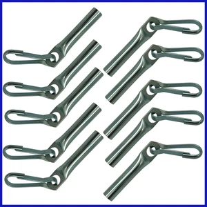 10 Seilendverschluss mit Simplexhaken für 8mm Expanderseil Planenseil Seil Haken - Bild 1 von 4