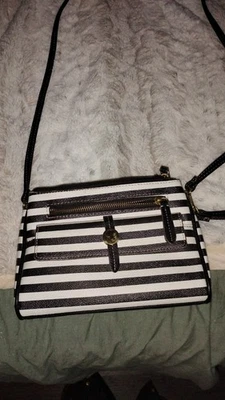 Сумочка через плечо St. Johns Bay небольшая в полоску - Изображение 1 из 4