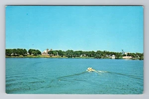 Postal de recuerdo antigua Fulda MN-Minnesota, lago Fulda - Imagen 1 de 2
