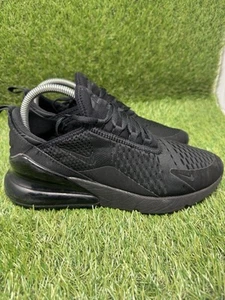 Nike Air Max 270 Running Shoes Triple Black Sneakers AH6789-006 Womens Size 8.5 - Picture 1 of 8