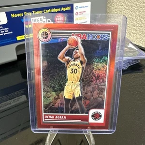 2023-24 Panini Nba Hoops Premium Stock - Ochai Agbaji #62 Red Prizm /275 - Picture 1 of 2