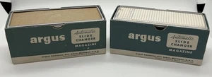 2-Argus Airequipt 593 Automatic Slide Changer Magazine 36 Capacity vintage 2x2 - Picture 1 of 7