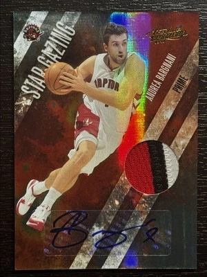 2010-11 Absolute Memorabilia Star Gazing Prime Patch Auto Andrea Bargnani Auto - Image 1 of 2