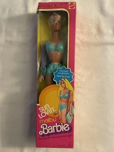 BAMBOLA MATTEL BARBIE SUN LOVIN MALIBU 1067 1978 nuova con scatola - Foto 1 di 10