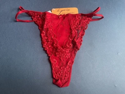 Lise Charmel Designer French Lingere Thong - Lilas Ah - Rouge Eclat - US size 8 - Image 1 of 4