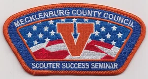 CSP - CONSEJO DEL CONDADO DE MECKLEMBURGO - SA-53 - SEMINARIO ÉXITO EXPLORADOR-2014-BV $30-35 - Imagen 1 de 1