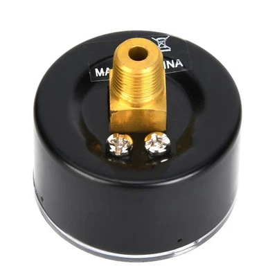 (0-15psi 0-1bar)Mechanical Pressure Gauge For Air Oil Water 1/8inch BSPT Back⊹ - Image 1 of 4