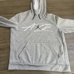 NIKE AIR JORDAN THERMA FLEECE HOODIE Mens Size Large L Dri-fit Excellent!!!! - Picture 1 of 8