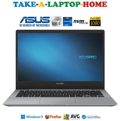 ASUS PRO Windows11 Laptop Gaming Ultra HD Graphics 14.1" 512Gb SSD NVMe 16Gb Ram - Image 1 of 4