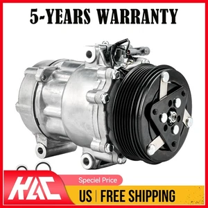 1x Compresor de aire acondicionado reacondicionado 59163 para Pontiac Vibe 2003-2008 - Imagen 1 de 18