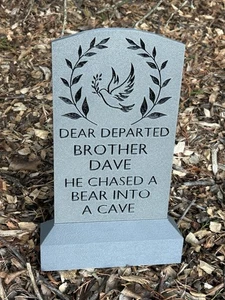 Haunted Mansion Bruder Dave Tombstone Disneyland Disney World Requisite Replik Kunst - Bild 1 von 7