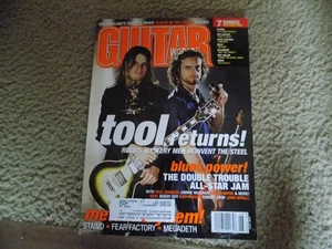Guitar World Magazine June 2001 Tool Returns Double Trouble VG - Foto 1 di 1