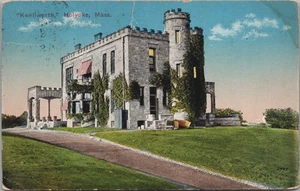 Außenansicht Kenilworth Castle Holyoke Messe, Hampden County Vintage Postkarte - Bild 1 von 2