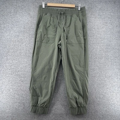 Pantalones de Senderismo Eddie Bauer Pull Up Mujer Talla 10 Verde Pequeña Cintura Elástica Foto 1 de 4