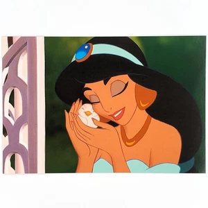 Princess Jasmine Postcard Aladdin Disney Animation Collection 100 Characters - Picture 1 of 2