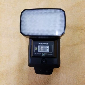 National PE-321SW Flash Strobe GN32 Twin Flash Zoom Bounce with Cover Used - Picture 1 of 5