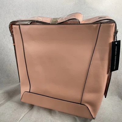 Bolso de hombro French Connection para mujer melocotón suave Olympia Bucket FCS24126 4-E Foto 1 de 3
