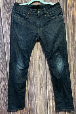 J BRAND Men's Kane Slim Straight Leg Jeans Size 32x33 Indigo Blue Dark Wash - Image 1 of 4