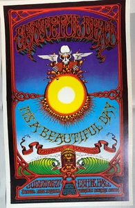 GRATEFUL DEAD 25 LUGLIO 1969 HONOLULU, HAWAII ROCK POSTER CONCERTO 690725-PO(2) - Foto 1 di 9