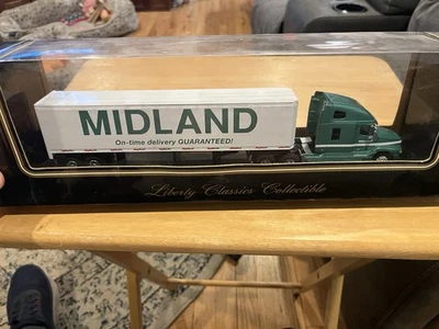 Remolque Liberty Classics Diecast Midland Transport #20031 camión N nuevo en caja Foto 1 de 2