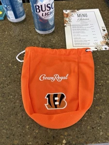 limited edition  Bengals Crown Royal Orange Bag  - Picture 1 of 3