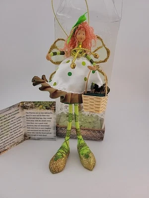 Silvestri FLURRIES Ангел «Удачи» от Laurel Nelson Christmas Orn Demdaco - Изображение 1 из 4