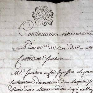 VERY OLD DOCUMENT 1747 - Picture 1 of 6