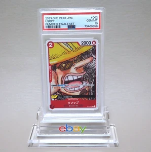 One Piece Card PSA10 Usopp ST01-002 Film Red Promo Japanese PS354 - Picture 1 of 5