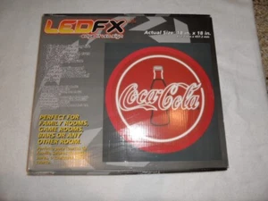 Coca Cola Coke FX Edge Lit LED Wall Sign Collectible Party Game Room - Picture 1 of 9