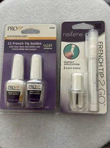NAILENE FRENCH Pearl White Pro French Tip Lot of 2 - Picture 1 of 2
