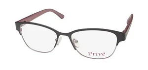 NUEVO MARCO DE GAFAS PRIVE 3013 060 OJO DE GATO BORDE COMPLETO MUJER MARRÓN 52-16-135 METAL - Imagen 1 de 8