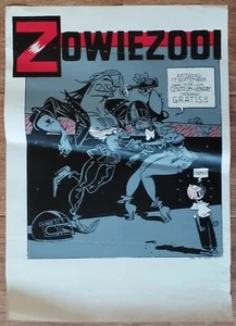 RARE DUTCH 1983 POSTER - WILLEM VLEESCHOUWER, SIGNED, NUMBERED - Picture 1 of 4