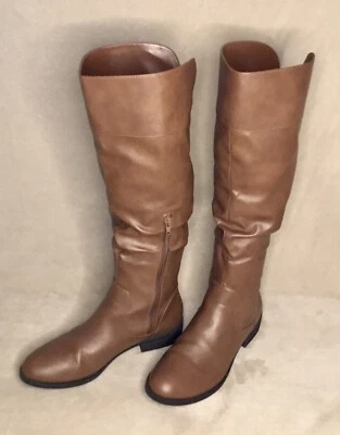 Botas hasta la rodilla beige AMERICAN EAGLE cervatillo beige mujer 8M Foto 1 de 4
