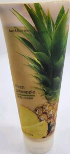 New Bath & Body Works Pleasures Fresh Pineapple Body Cream 8 oz Rare Lotion - Picture 1 of 3