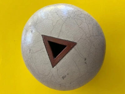 Tischvase, Deko Vase, rund, Wyman Rice - Bild 1 von 3