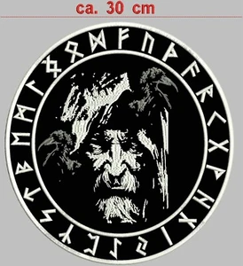ODIN Aufnäher Rückenpatch Durchmesser 30 cm - Bild 1 von 1