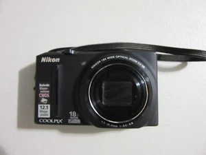 Nikon COOLPIX S9100 18x Zoom Digital Camera Black - Lens Issued READ DESCRIPTION - Imagen 1 de 9