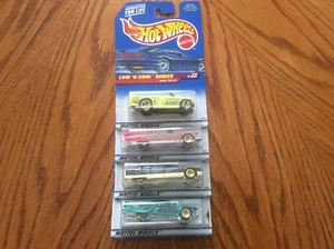 Mattel Hot Wheels Low 'N Cool Series Carded Unopened 59 Impala Set Of 4 - Bild 1 von 3