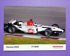 altes Presse Werksfoto, Jenson Button, BAR Honda, Formel 1 GP 2003, 13x18cm