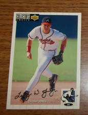 1994 Upper Deck Collector's Choice Silver Signature Chipper Jones #152