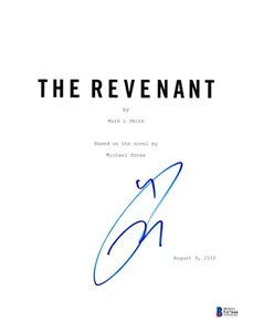 TOM HARDY SIGNIERT THE REVENANT SKRIPT BECKETT BAS AUTOGRAMM AUTO COA - Bild 1 von 1
