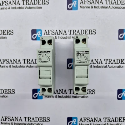 LOT OF 2X FERRAZ SHAWMUT | MSC.10 | 32A | 690V~ | 3WY201317 | FUSE HOLDER - Image 1 of 4