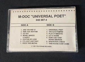 M-DOC "Universal Poet" RARE PROMO ADVANCE CASSETTE TAPE Random Rap 1991 - Picture 1 of 5