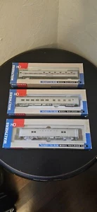 Walthers HO Scale Baggage,Slumber, Diner Cars Lot - Picture 1 of 17